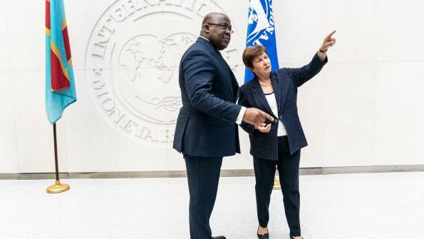 Tshisekedi au FMI