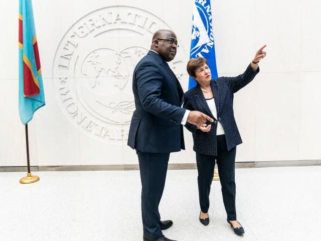 Tshisekedi au FMI