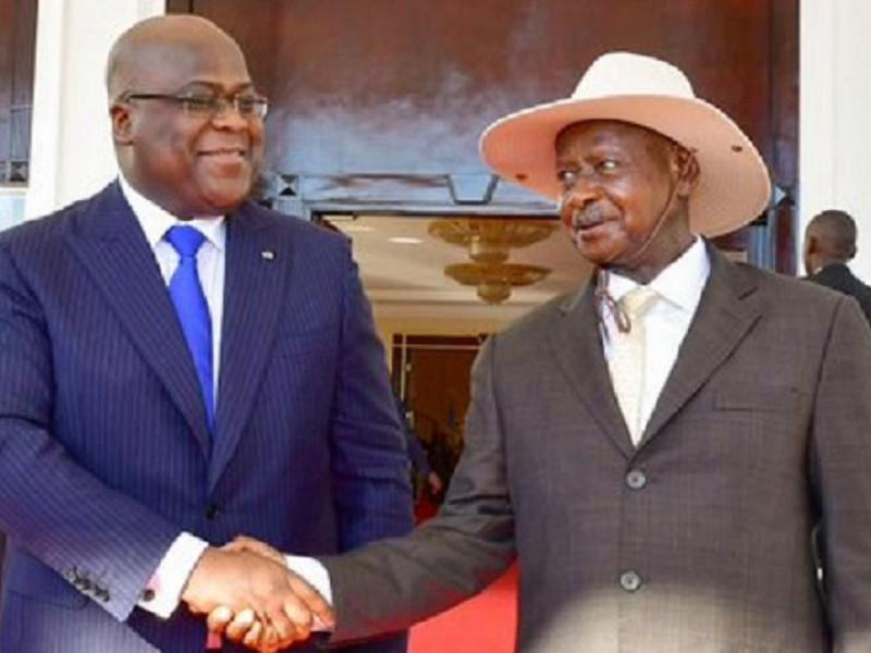 Tshisekedi et Museveni