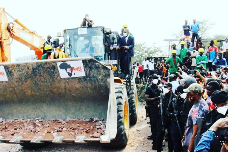 lancement travaux de construction 