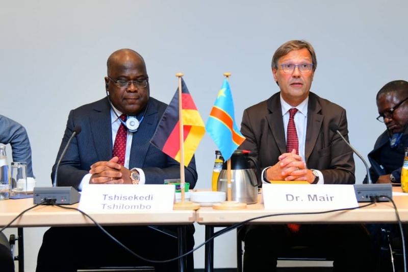 Felix Tshisekedi en Allemagne