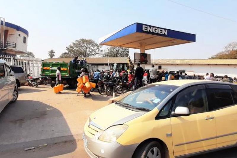 Station essence à Lubumbashi