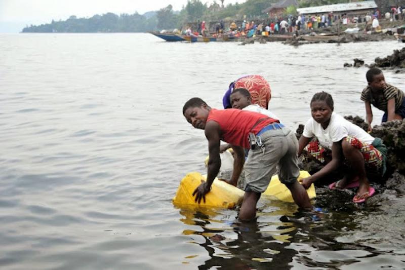 eau potable à Goma