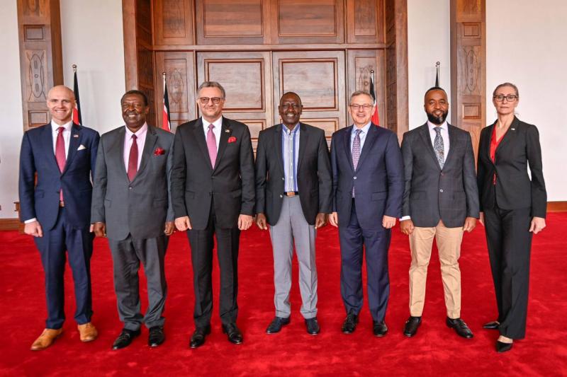 Massad Boulos reçu par le président William Ruto